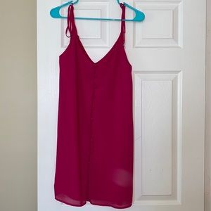 Fuchsia Naked Zebra Dress Size S